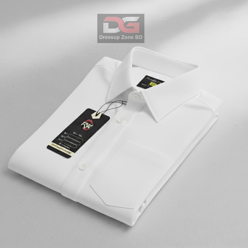 Oxford Cotton Formal Shirt - White