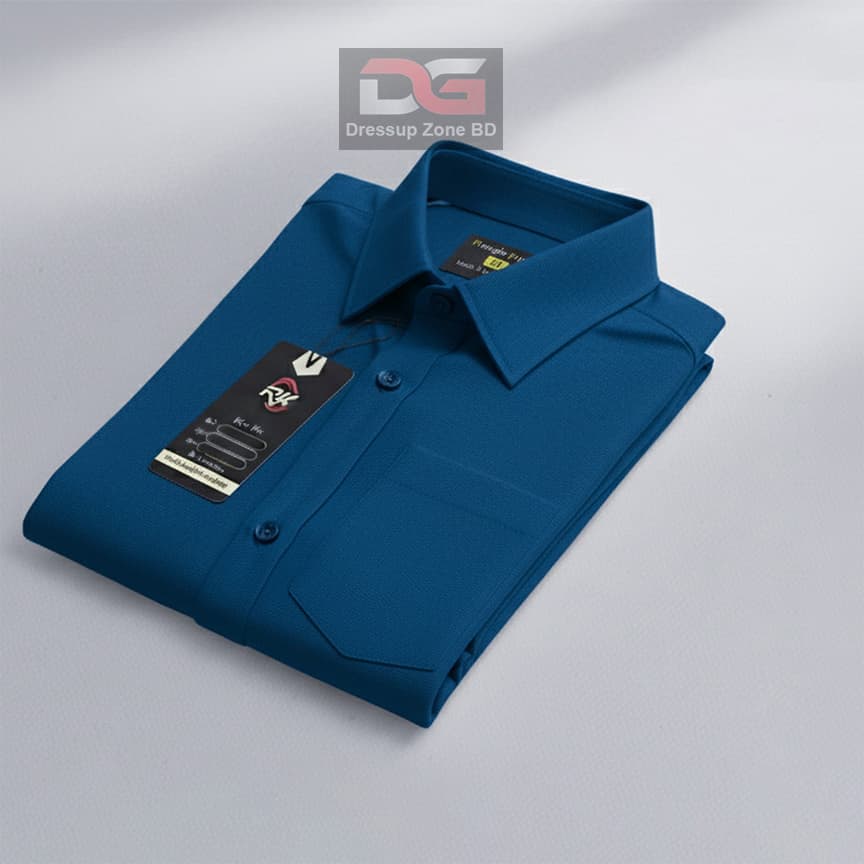 Oxford Cotton Formal Shirt - Petrol