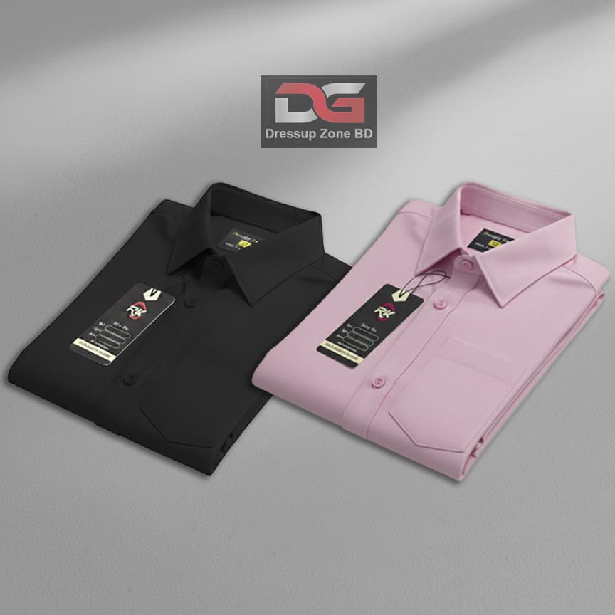 Oxford Cotton Formal Shirt 2 Pis Combo